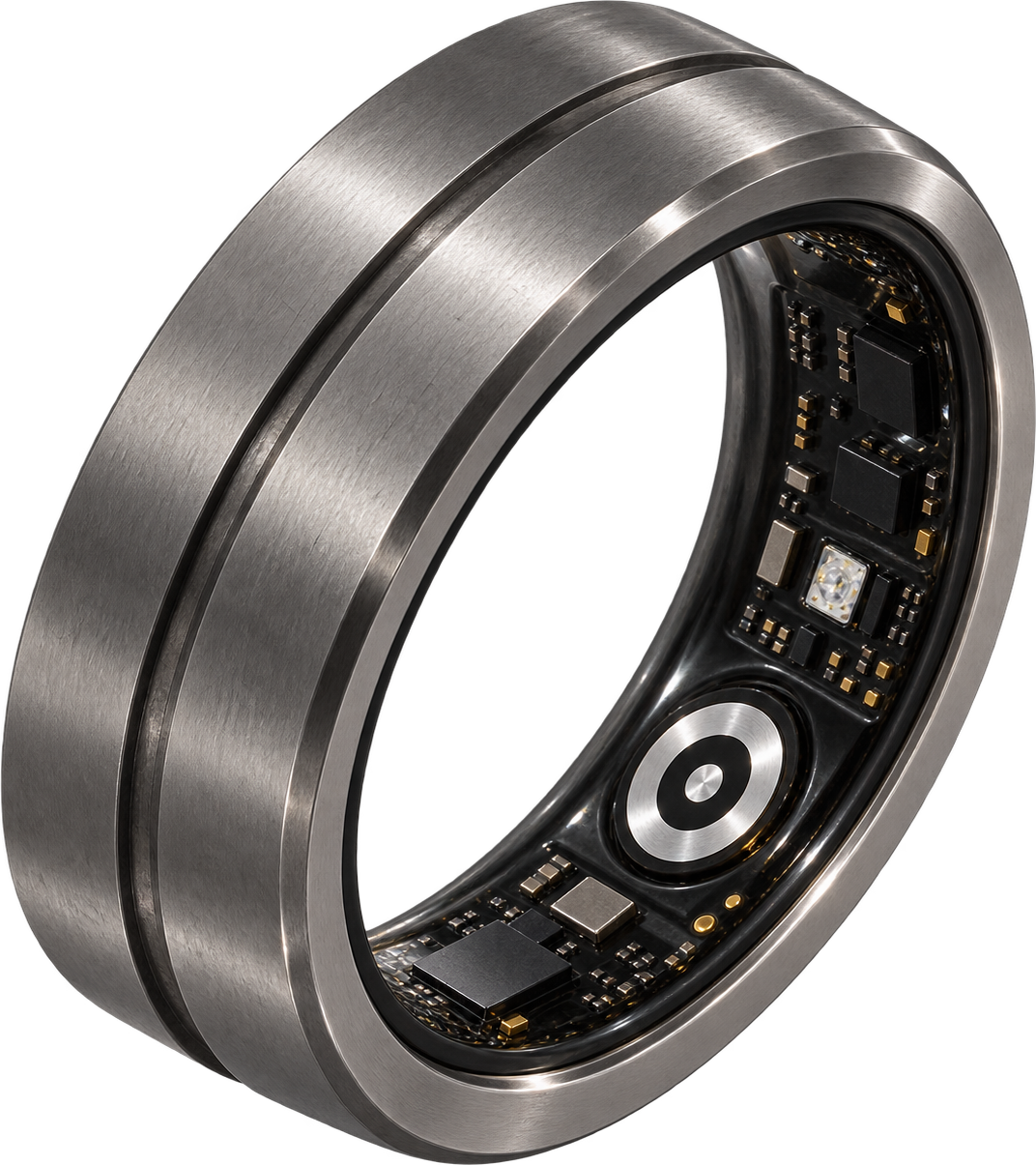 Gebürsteter SKELVIA Ring