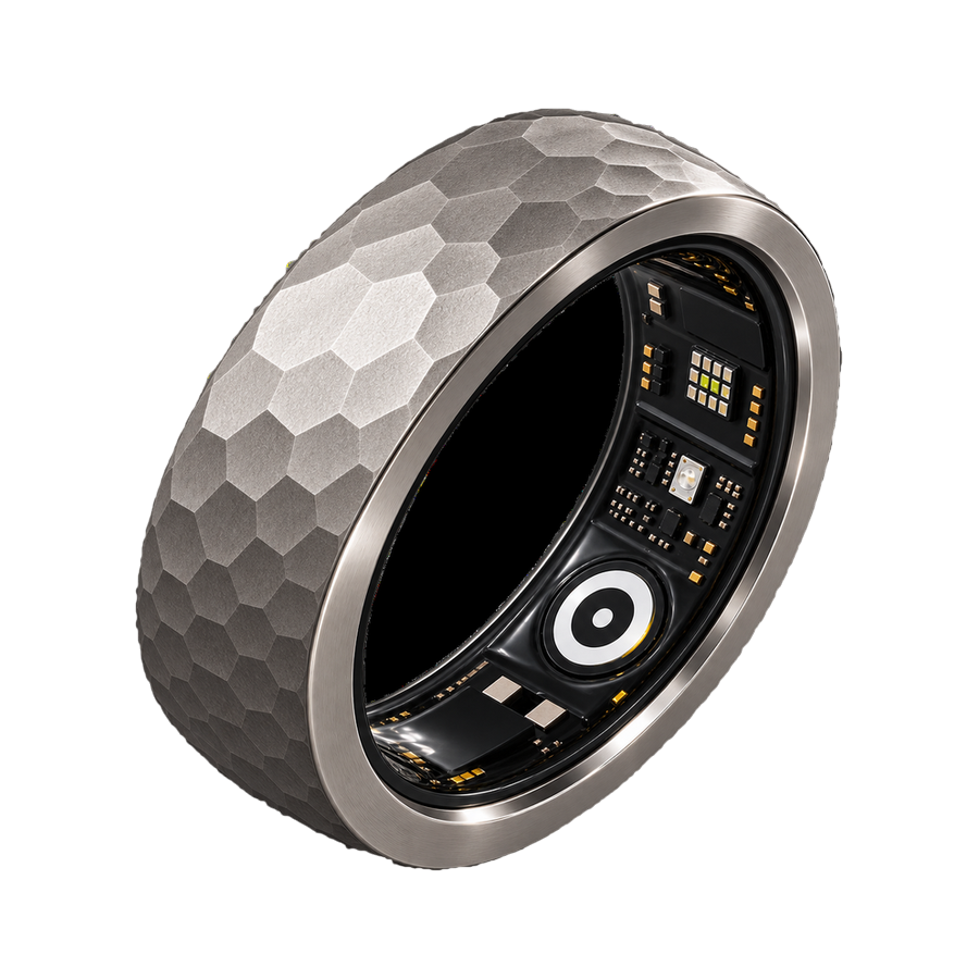 SKELVIA Smart Ring – Modell Hexagon Pur