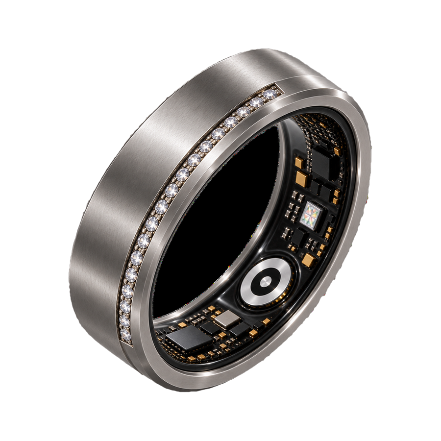 SKELVIA Smart Ring – Modell Pavé Line