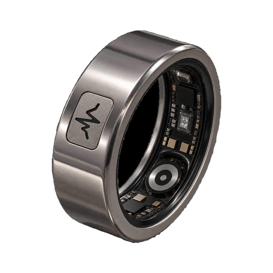 SKELVIA Smart Ring – Modell Poliert EKG